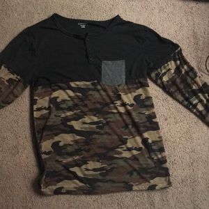 Camouflaged Long- TEE